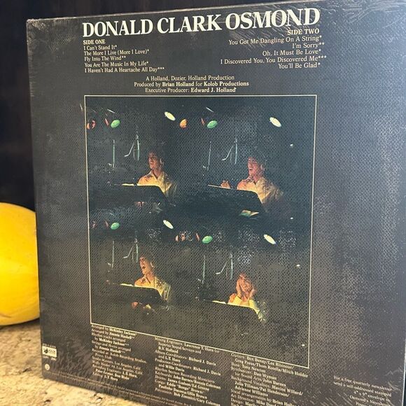 Donny Osmond Donald Clark Osmond Vinyl Record - Picture 3 of 11